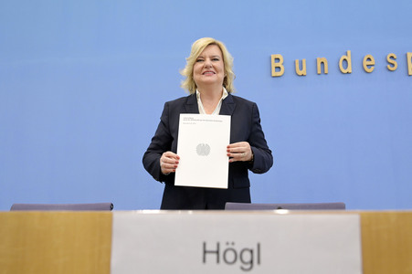 Bundespressekonferenz zur Vorstellung des Jahresberichtes 2023 in Berlin