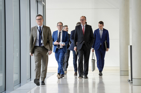 Fraktionssitzung der CDU/CSU-Bundestagsfraktion in Berlin