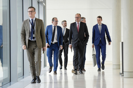 Fraktionssitzung der CDU/CSU-Bundestagsfraktion in Berlin