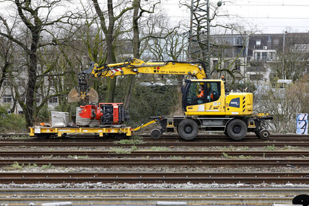 Pressetermin zu den Arbeiten am Elektronischen Stellwerk in Köln