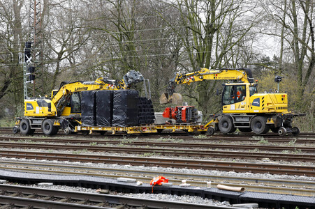 Pressetermin zu den Arbeiten am Elektronischen Stellwerk in Köln