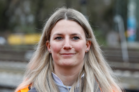 Pressetermin zu den Arbeiten am Elektronischen Stellwerk in Köln