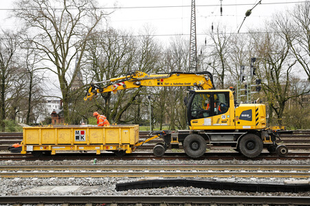 Pressetermin zu den Arbeiten am Elektronischen Stellwerk in Köln