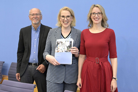 Bundespressekonferenz zur Stellungnahme 'Klimagerechtigkeit' des Deutschen Ethikrats in Berlin