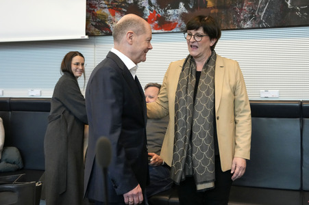 Fraktionssitzung der SPD-Bundestagsfraktion in Berlin