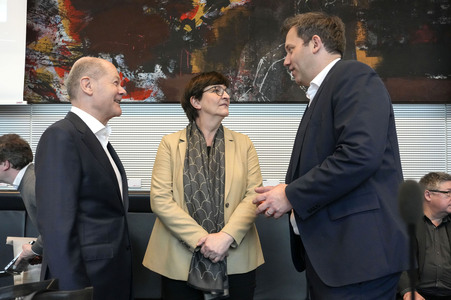 Fraktionssitzung der SPD-Bundestagsfraktion in Berlin