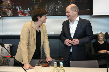 Fraktionssitzung der SPD-Bundestagsfraktion in Berlin