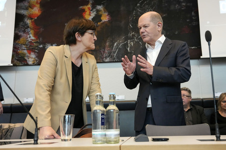 Fraktionssitzung der SPD-Bundestagsfraktion in Berlin