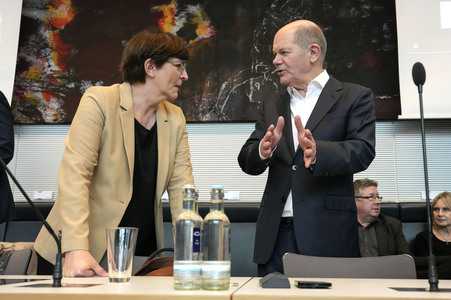 Fraktionssitzung der SPD-Bundestagsfraktion in Berlin