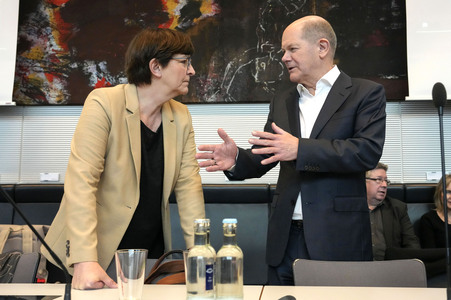 Fraktionssitzung der SPD-Bundestagsfraktion in Berlin