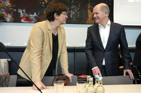 Fraktionssitzung der SPD-Bundestagsfraktion in Berlin