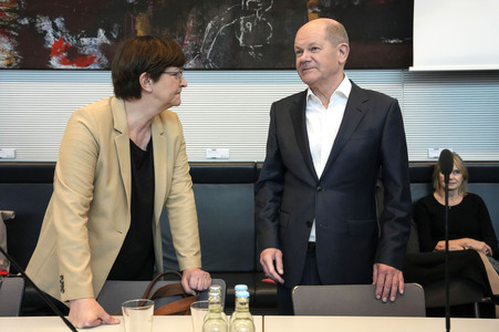 Fraktionssitzung der SPD-Bundestagsfraktion in Berlin