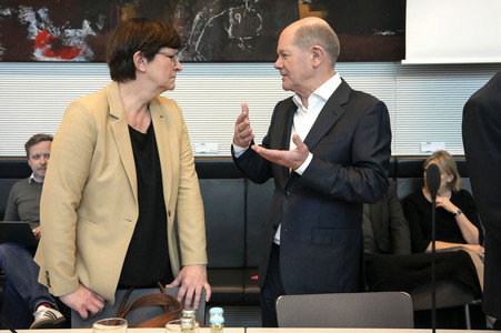 Fraktionssitzung der SPD-Bundestagsfraktion in Berlin