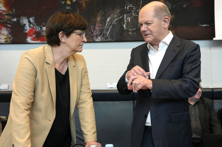 Fraktionssitzung der SPD-Bundestagsfraktion in Berlin