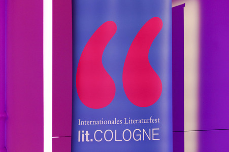 Devid Striesow auf der lit.Cologne 2024 in Köln