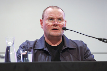 Devid Striesow auf der lit.Cologne 2024 in Köln