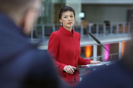 Pressekonferenz vom BSW in Berlin
