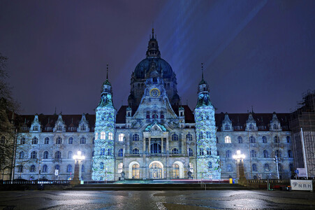 Handball-Illumination in Hannover