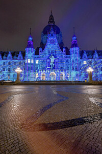 Handball-Illumination in Hannover