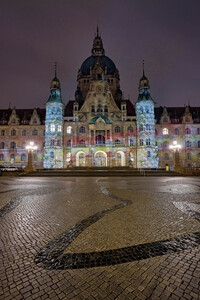 Handball-Illumination in Hannover