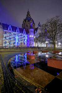 Handball-Illumination in Hannover