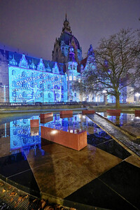 Handball-Illumination in Hannover