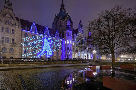 Handball-Illumination in Hannover
