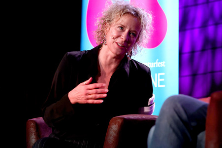 Katja Riemann und Harald Welzer auf der lit.Cologne 2024 in Köln