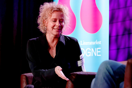 Katja Riemann und Harald Welzer auf der lit.Cologne 2024 in Köln