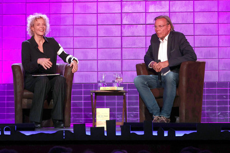 Katja Riemann und Harald Welzer auf der lit.Cologne 2024 in Köln