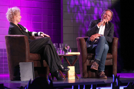 Katja Riemann und Harald Welzer auf der lit.Cologne 2024 in Köln