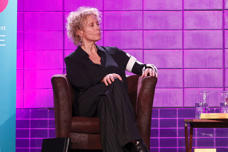 Katja Riemann und Harald Welzer auf der lit.Cologne 2024 in Köln