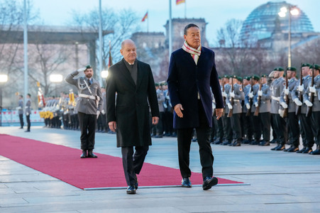 Empfang des Ministerpräsidenten von Thailand in Berlin