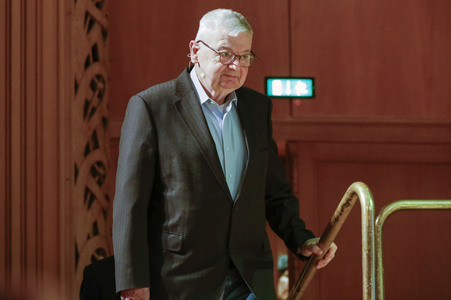 Joschka Fischer und Herfried Münkler auf der lit.Cologne 2024