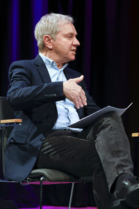 Joschka Fischer und Herfried Münkler auf der lit.Cologne 2024