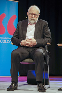 Joschka Fischer und Herfried Münkler auf der lit.Cologne 2024