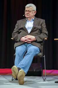 Joschka Fischer und Herfried Münkler auf der lit.Cologne 2024