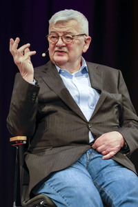 Joschka Fischer und Herfried Münkler auf der lit.Cologne 2024