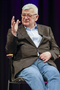 Joschka Fischer und Herfried Münkler auf der lit.Cologne 2024