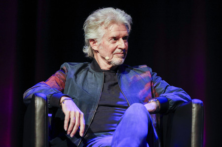 Frank Schätzing und Florence Gaub auf der lit.Cologne 2024 in Köln