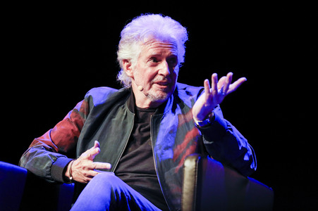 Frank Schätzing und Florence Gaub auf der lit.Cologne 2024 in Köln