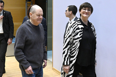 Klausur des SPD-Parteivorstandes in Berlin