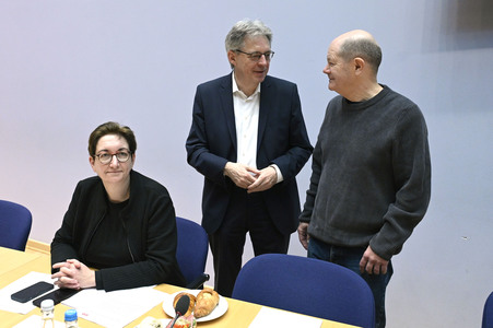 Klausur des SPD-Parteivorstandes in Berlin