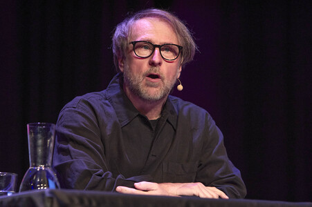 Cordula Stratmann und Bjarne Mädel auf der lit.Cologne 2024 in Köln