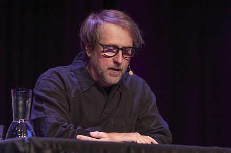 Cordula Stratmann und Bjarne Mädel auf der lit.Cologne 2024 in Köln