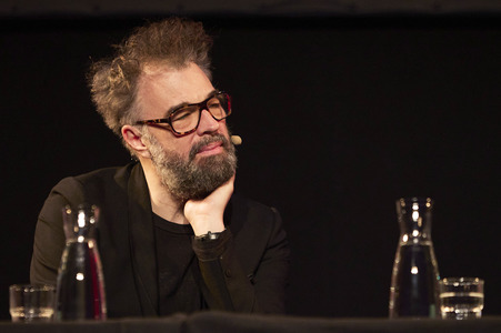 Jan Schomburg und Maria Schrader auf der lit.Cologne 2024 in Köln