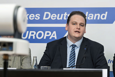 Pressekonferenz der Freien Wähler zur Vorstellung der Europawahlkampagne in Berlin