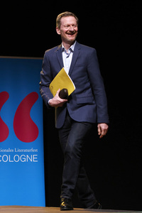 Annette Frier und Michael Kessler auf der lit.Cologne 2024 in Köln