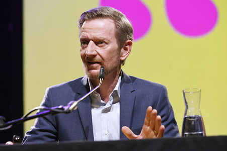 Annette Frier und Michael Kessler auf der lit.Cologne 2024 in Köln