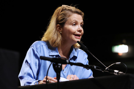 Annette Frier und Michael Kessler auf der lit.Cologne 2024 in Köln